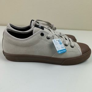 NEW SIMPLE S1 Suede Low MENS 6.5 Bone Color Genuine Leather Sneakers Skater